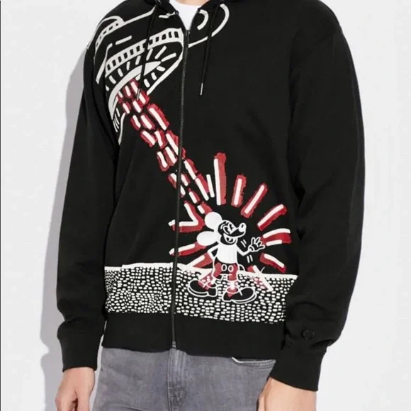 Coach Disney Mickey Mouse Keith Haring Sweater Hoodie Men Women